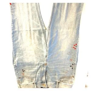 Express 14R bejeweled Jeans